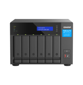QNAP TVS-h674 NAS Tower Ethernet/LAN Noir i3-12100 (TVS-H674-I3-16G)