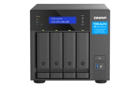 QNAP TVS-H474 NAS Tower Ethernet/LAN Noir G7400 (TVS-H474-PT-8G)