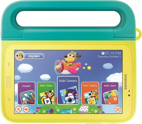 Samsung GALAXY Tab3 Kids + Etui anti-choc et Stylet