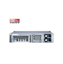 QNAP TS-h1277XU-RP NAS Rack (2 U) Ethernet/LAN Noir, Gris 3700X (TS-H1277XU-RP-3700X-32G)