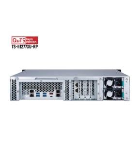 QNAP TS-h1277XU-RP NAS Rack (2 U) Ethernet/LAN Noir, Gris 3700X (TS-H1277XU-RP-3700X-32G)