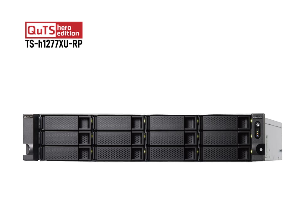 QNAP TS-h1277XU-RP NAS Rack (2 U) Ethernet/LAN Noir, Gris 3700X (TS-H1277XU-RP-3700X-32G) — image 3