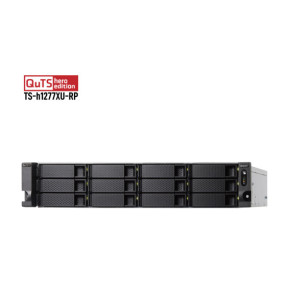 QNAP TS-h1277XU-RP NAS Rack (2 U) Ethernet/LAN Noir, Gris 3700X (TS-H1277XU-RP-3700X-32G)
