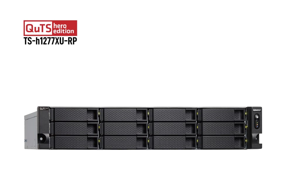 QNAP TS-h1277XU-RP NAS Rack (2 U) Ethernet/LAN Noir, Gris 3700X (TS-H1277XU-RP-3700X-32G) — image 4