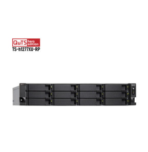 QNAP TS-h1277XU-RP NAS Rack (2 U) Ethernet/LAN Noir, Gris 3700X (TS-H1277XU-RP-3700X-32G)