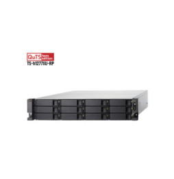 QNAP TS-h1277XU-RP NAS Rack (2 U) Ethernet/LAN Noir, Gris 3700X (TS-H1277XU-RP-3700X-32G)