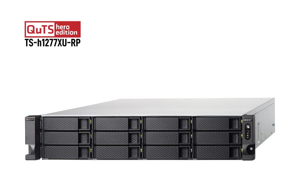 QNAP TS-h1277XU-RP NAS Rack (2 U) Ethernet/LAN Noir, Gris 3700X (TS-H1277XU-RP-3700X-32G) — image 5
