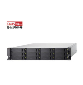 QNAP TS-h1277XU-RP NAS Rack (2 U) Ethernet/LAN Noir, Gris 3700X (TS-H1277XU-RP-3700X-32G)