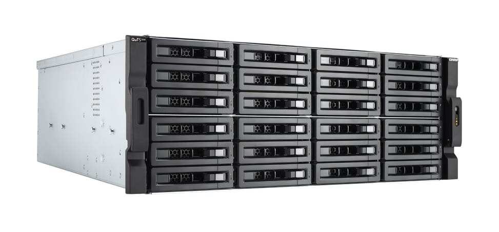 QNAP TS-h2477XU-RP NAS Rack (4 U) Ethernet/LAN Noir 3700X (TS-H2477XU-RP-3700X-32G) — image 2