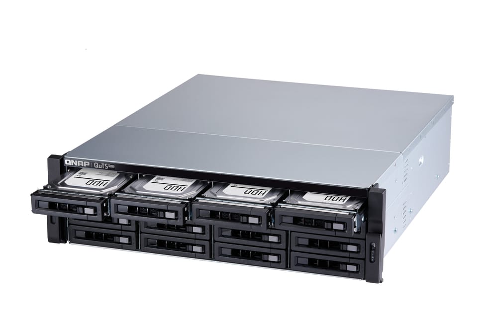 QNAP TS-H1677XU-RP NAS Rack (3 U) Ethernet/LAN Noir 3700X (TS-H1677XU-RP-3700X-32G) — image 2