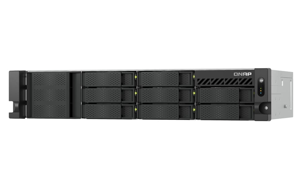 QNAP TS-855EU-8G serveur de stockage SAN Rack (2 U) Ethernet/LAN Noir C5125 (TS-855EU-8G) — image 7