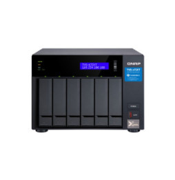 QNAP TVS-672XT NAS Tower Ethernet/LAN Noir (TVS-672XT-I3-8G)