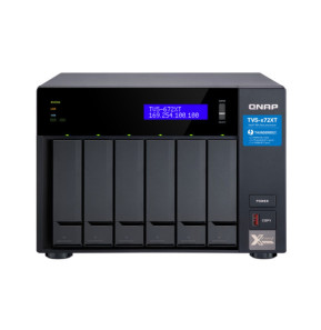 QNAP TVS-672XT NAS Tower Ethernet/LAN Noir (TVS-672XT-I3-8G)