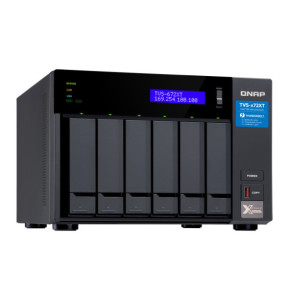 QNAP TVS-672XT NAS Tower Ethernet/LAN Noir (TVS-672XT-I3-8G)