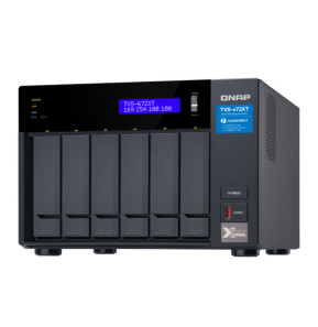 QNAP TVS-672XT NAS Tower Ethernet/LAN Noir (TVS-672XT-I3-8G)