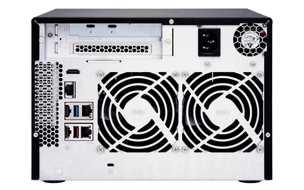QNAP TVS-672XT NAS Tower Ethernet/LAN Noir (TVS-672XT-I3-8G) — image 9