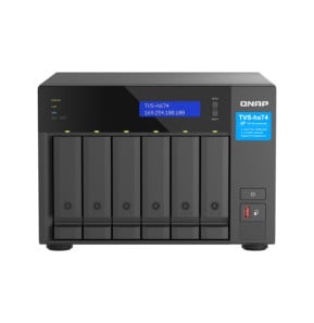 QNAP TVS-H674T-I5-32G serveur de stockage NAS Tower Ethernet/LAN Noir i5-12400 (TVS-H674T-I5-32G)