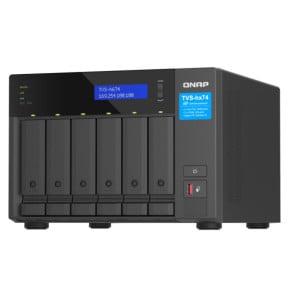 QNAP TVS-H674T-I5-32G serveur de stockage NAS Tower Ethernet/LAN Noir i5-12400 (TVS-H674T-I5-32G)