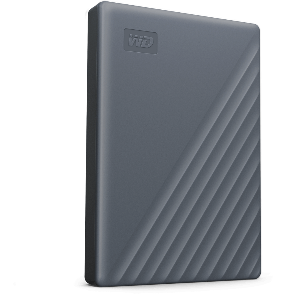 Disque dur portable Western Digital My Passport compatible avec USB-C - 2To, 4To