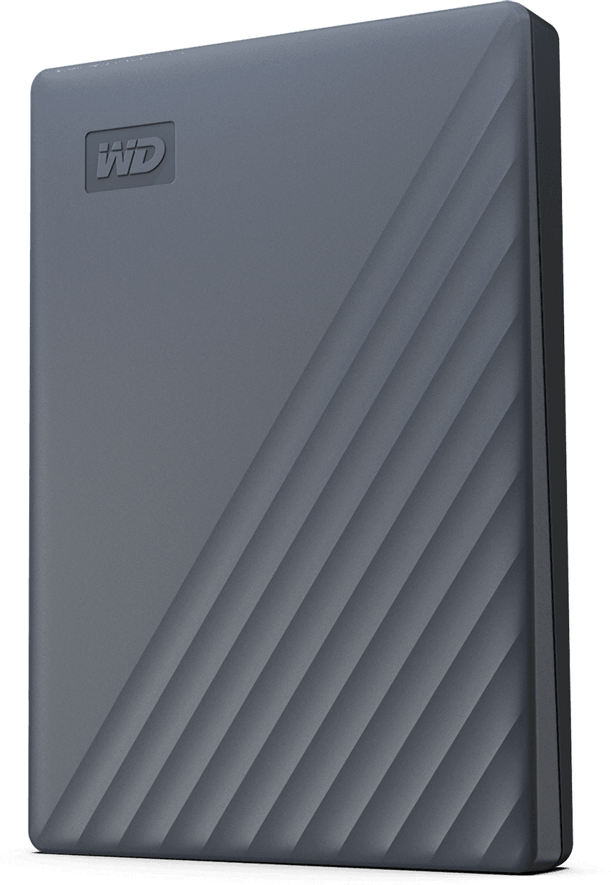 Disque dur portable Western Digital My Passport compatible avec USB-C - 2To, 4To — image 2
