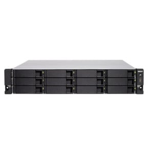 QNAP TS-1283XU-RP NAS Rack (2 U) Ethernet/LAN Noir E-2124 (TS-1283XU-RP-E2124-8G)