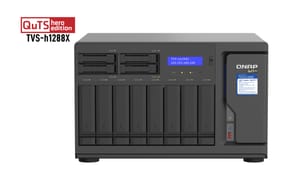 QNAP TVS-h1288X NAS Tower Ethernet/LAN Noir W-1250 (TVS-H1288X-W1250-16G)
