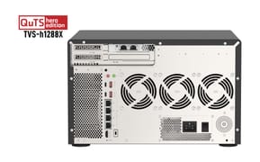 QNAP TVS-h1288X NAS Tower Ethernet/LAN Noir W-1250 (TVS-H1288X-W1250-16G) — image 2