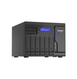QNAP TS-h886 NAS Tower Ethernet/LAN Noir D-1622 (TS-H886-D1622-16G)
