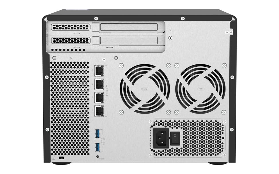 QNAP TS-h886 NAS Tower Ethernet/LAN Noir D-1622 (TS-H886-D1622-16G) — image 6