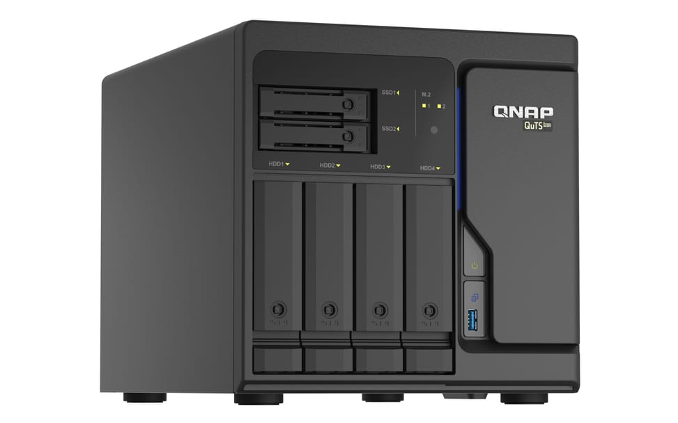QNAP TS-h686 NAS Tower Ethernet/LAN Noir D-1602 (TS-H686-D1602-8G) — image 2