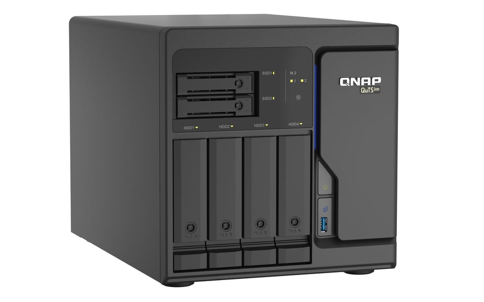 QNAP TS-h686 NAS Tower Ethernet/LAN Noir D-1602 (TS-H686-D1602-8G) — image 3