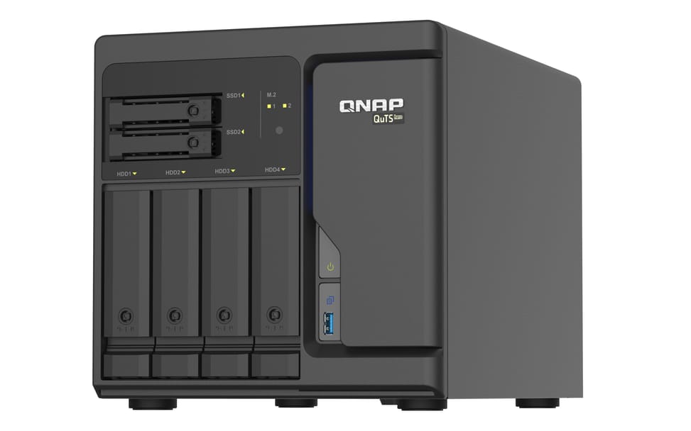 QNAP TS-h686 NAS Tower Ethernet/LAN Noir D-1602 (TS-H686-D1602-8G) — image 4