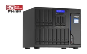 QNAP TVS-h1688X NAS Tower Ethernet/LAN Noir W-1250 (TVS-H1688X-W1250-32G) — image 4