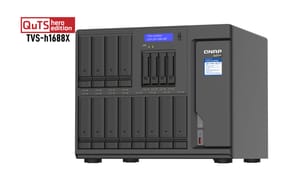 QNAP TVS-h1688X NAS Tower Ethernet/LAN Noir W-1250 (TVS-H1688X-W1250-32G) — image 6