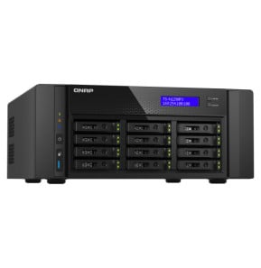QNAP TS-h1290FX NAS Tower Ethernet/LAN Noir 7302P (TS-H1290FX-7302P-128G)