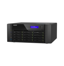 QNAP TS-h1290FX NAS Tower Ethernet/LAN Noir 7302P (TS-H1290FX-7302P-128G)