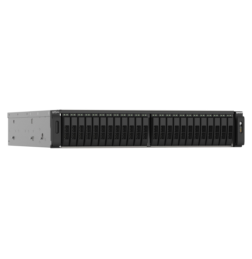 QNAP TS-h2490FU NAS Rack (2 U) Ethernet/LAN Noir, Gris 7232P (TS-H2490FU-7232P-64G)