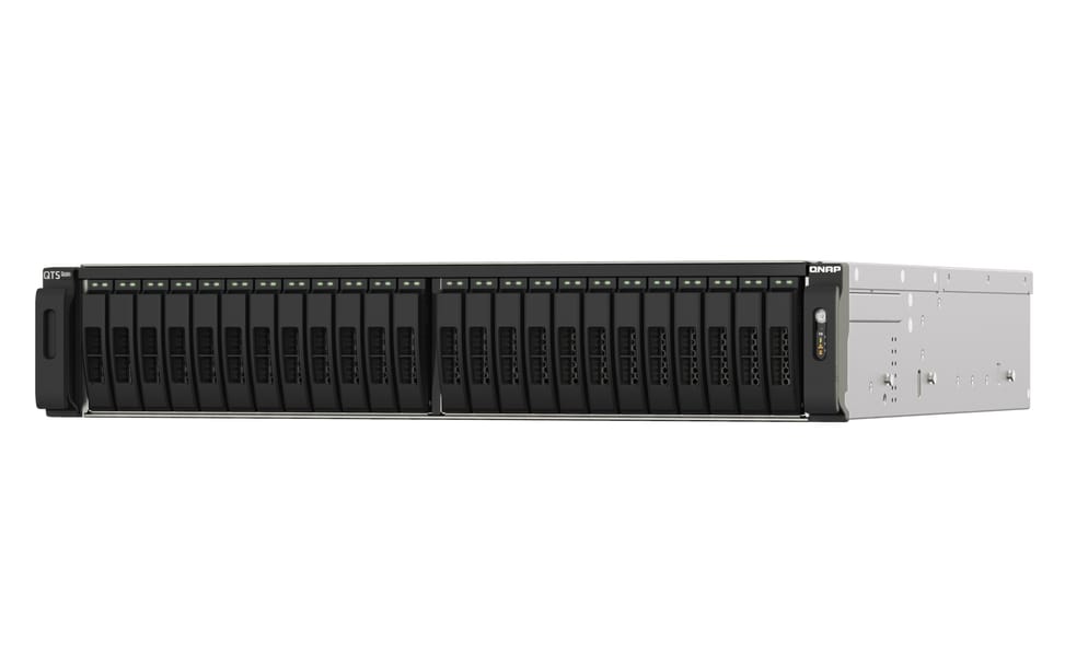 QNAP TS-h2490FU NAS Rack (2 U) Ethernet/LAN Noir, Gris 7232P (TS-H2490FU-7232P-64G) — image 2