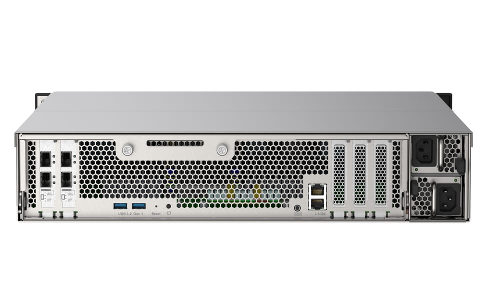 QNAP TS-h2490FU NAS Rack (2 U) Ethernet/LAN Noir, Gris 7232P (TS-H2490FU-7232P-64G) — image 4