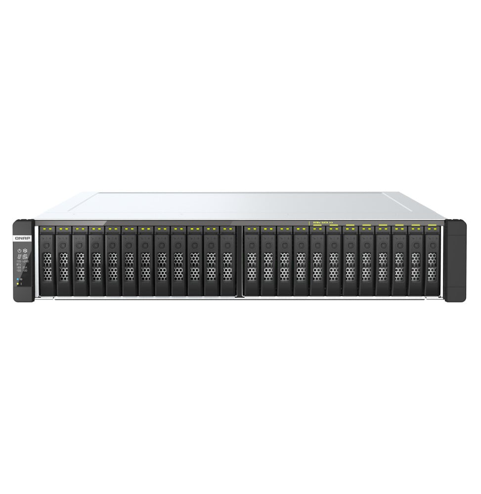 QNAP TDS-h2489FU Serveur de stockage Rack (2 U) Ethernet/LAN Noir, Argent 4309Y (TDS-H2489FU-4309Y-64G)