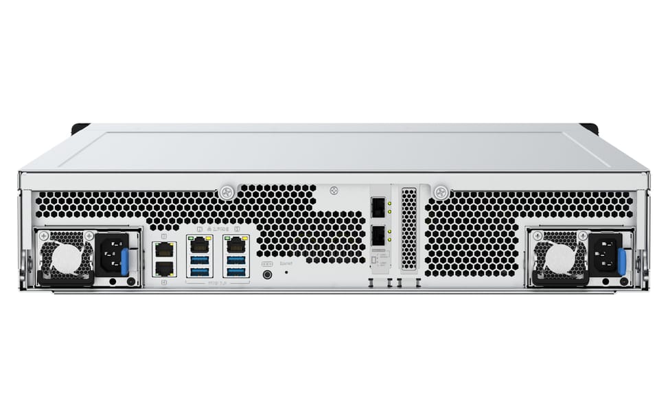 QNAP TDS-h2489FU Serveur de stockage Rack (2 U) Ethernet/LAN Noir, Argent 4309Y (TDS-H2489FU-4309Y-64G) — image 6