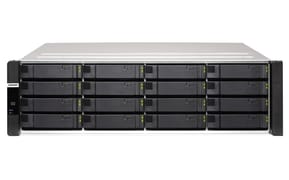 QNAP ES1686dc NAS Rack (3 U) Ethernet/LAN Noir, Gris D-2123IT (ES1686DC-2123IT-64G)