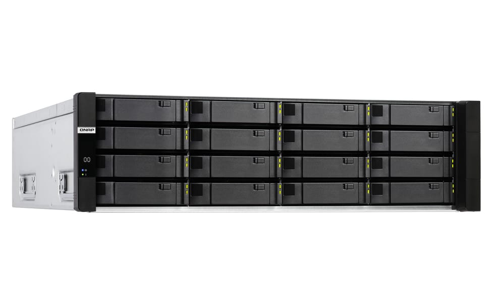 QNAP ES1686dc NAS Rack (3 U) Ethernet/LAN Noir, Gris D-2123IT (ES1686DC-2123IT-64G) — image 2