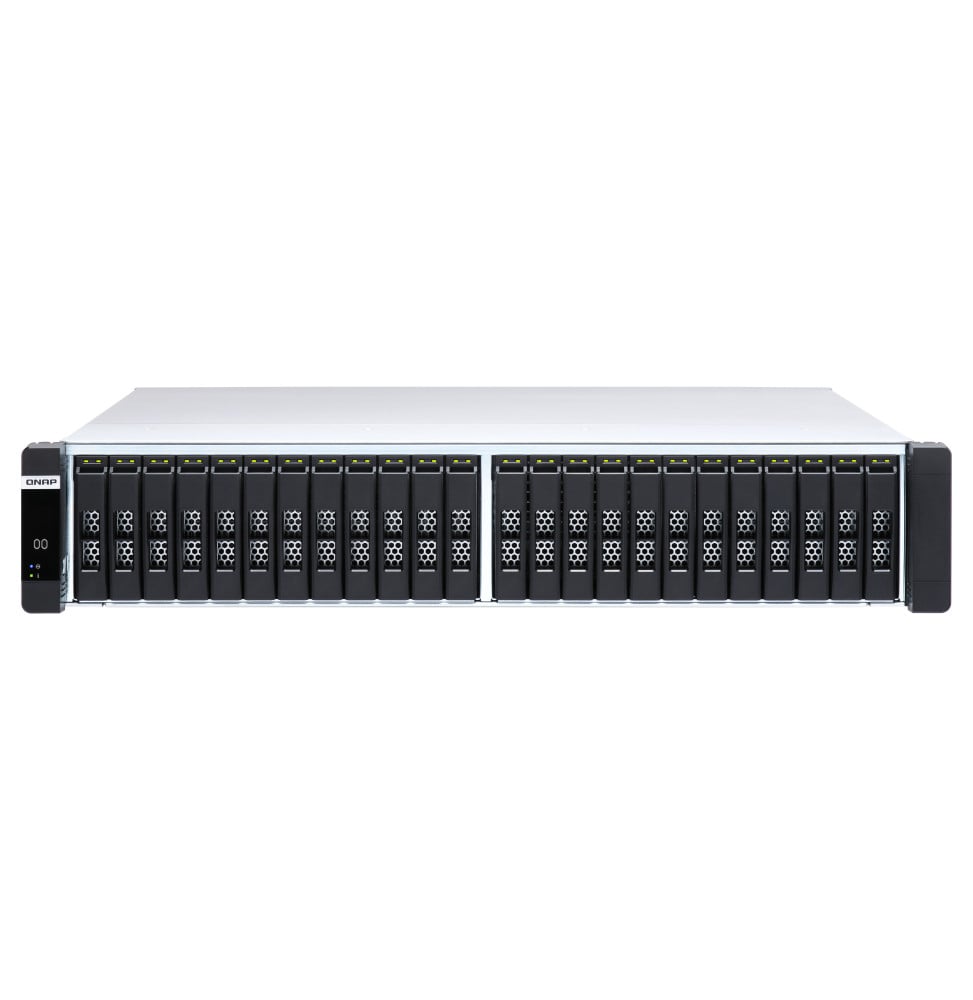 QNAP ES2486dc NAS Rack (2 U) Ethernet/LAN Noir D-2142IT (ES2486DC-2142IT-96G)