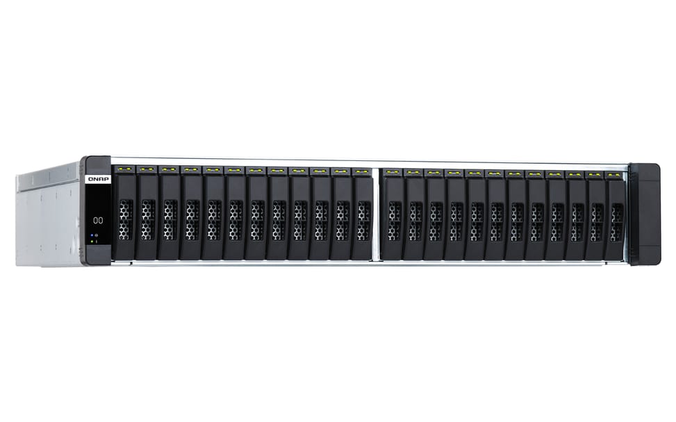 QNAP ES2486dc NAS Rack (2 U) Ethernet/LAN Noir D-2142IT (ES2486DC-2142IT-96G) — image 2