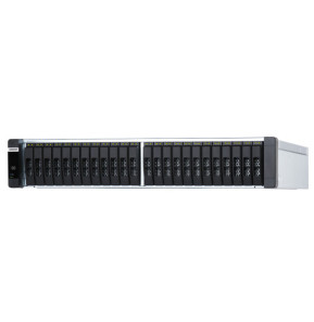 QNAP ES2486dc NAS Rack (2 U) Ethernet/LAN Noir D-2142IT (ES2486DC-2142IT-96G)