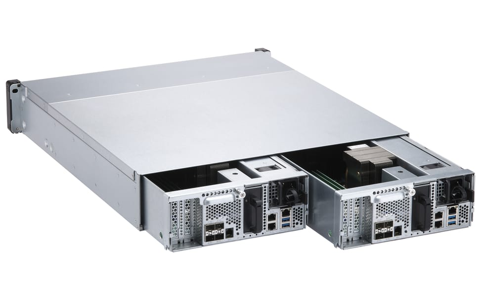 QNAP ES2486dc NAS Rack (2 U) Ethernet/LAN Noir D-2142IT (ES2486DC-2142IT-96G) — image 5