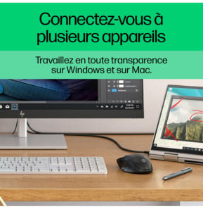 HP Souris sans fil multi-périphériques 430 Souris sans fil multi-périphériques HP 430  (3B4Q2AA)