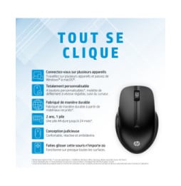HP Souris sans fil multi-périphériques 430 Souris sans fil multi-périphériques HP 430  (3B4Q2AA)