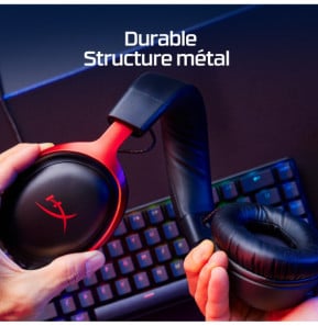 HyperX Cloud III — Casque de jeu (noir) HyperX Cloud III — Casque de jeu (noir)  (727A8AA)